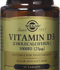Solgar Vitamin D3 1000iu 90 ταμπλέτες