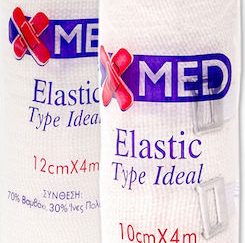 Medisei X Med Ελαστικός Επίδεσμος 12cm x 4m 1τμχ