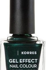 Korres Βερνίκι Νυχιών Gel Effect Velvet Green 89, 11ml