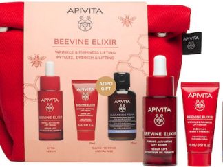 Apivita Promo Beevine Elixir με Beevine Elixir Serum Ορός Προσώπου για Σύσφιξη και κατά των Ρυτίδων 30ml + Κρέμα Προσώπου Σύσφιξης και κατά των Ρυτίδων 15ml + Αφρός Καθαρισμού 75ml